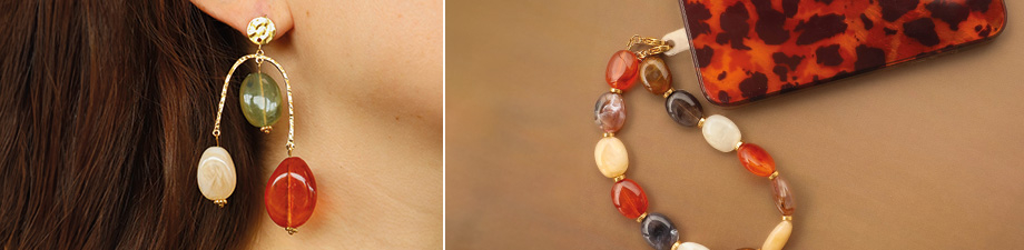 Beautiful collection of acrylic beads