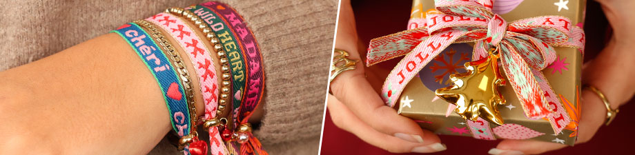 Metal craft bells and BY31&reg; ribbons