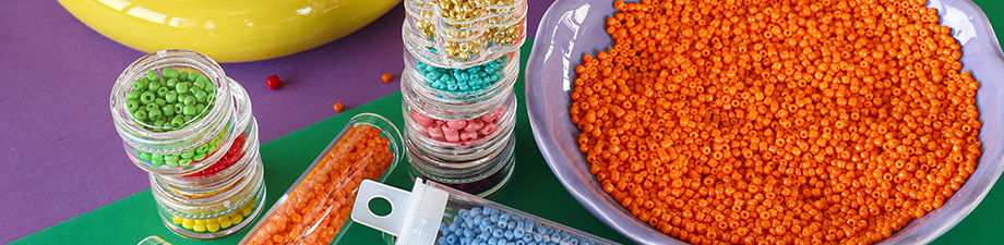 Colourful glass seed bead rocailles collection Colourful glass seed bead rocailles collection