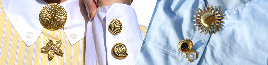 New stainless steel button covers