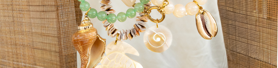 New collection of real shell charms