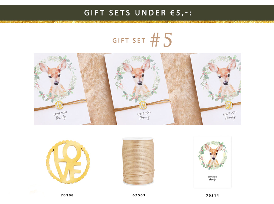 Gift set 5: Satijnen armband met stainless steel tussenstuk